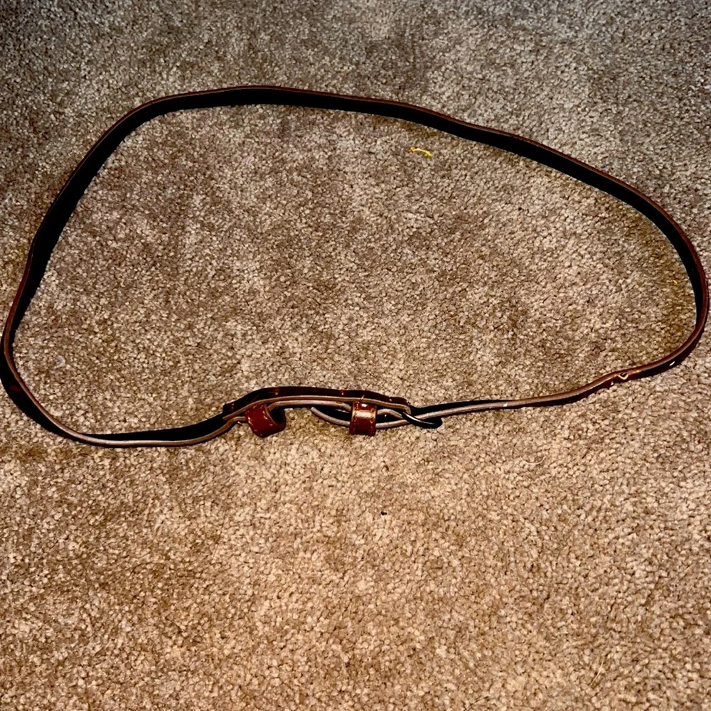 Girls size small brown belt